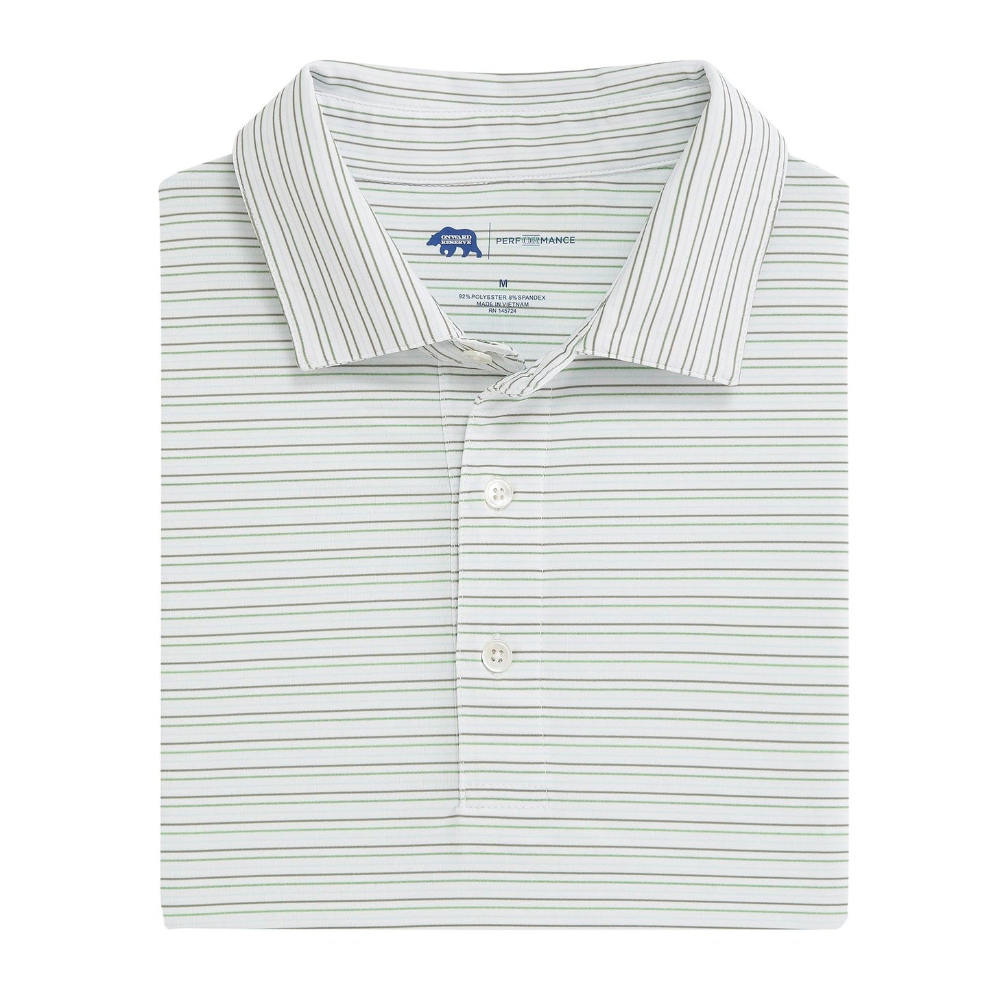 Driver Stripe Performance Polo - Onward Reserve