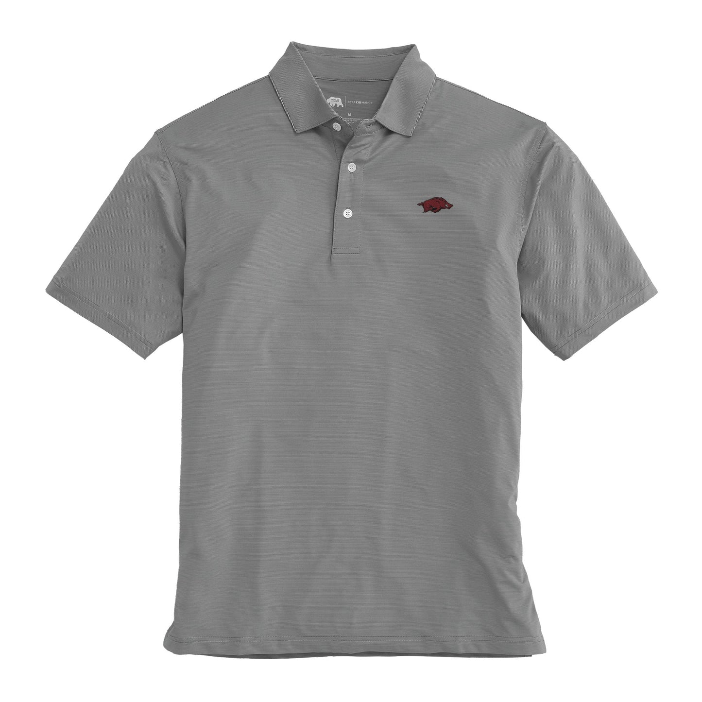 Lake Toxaway CC Arkansas Hairline Stripe Performance Polo
