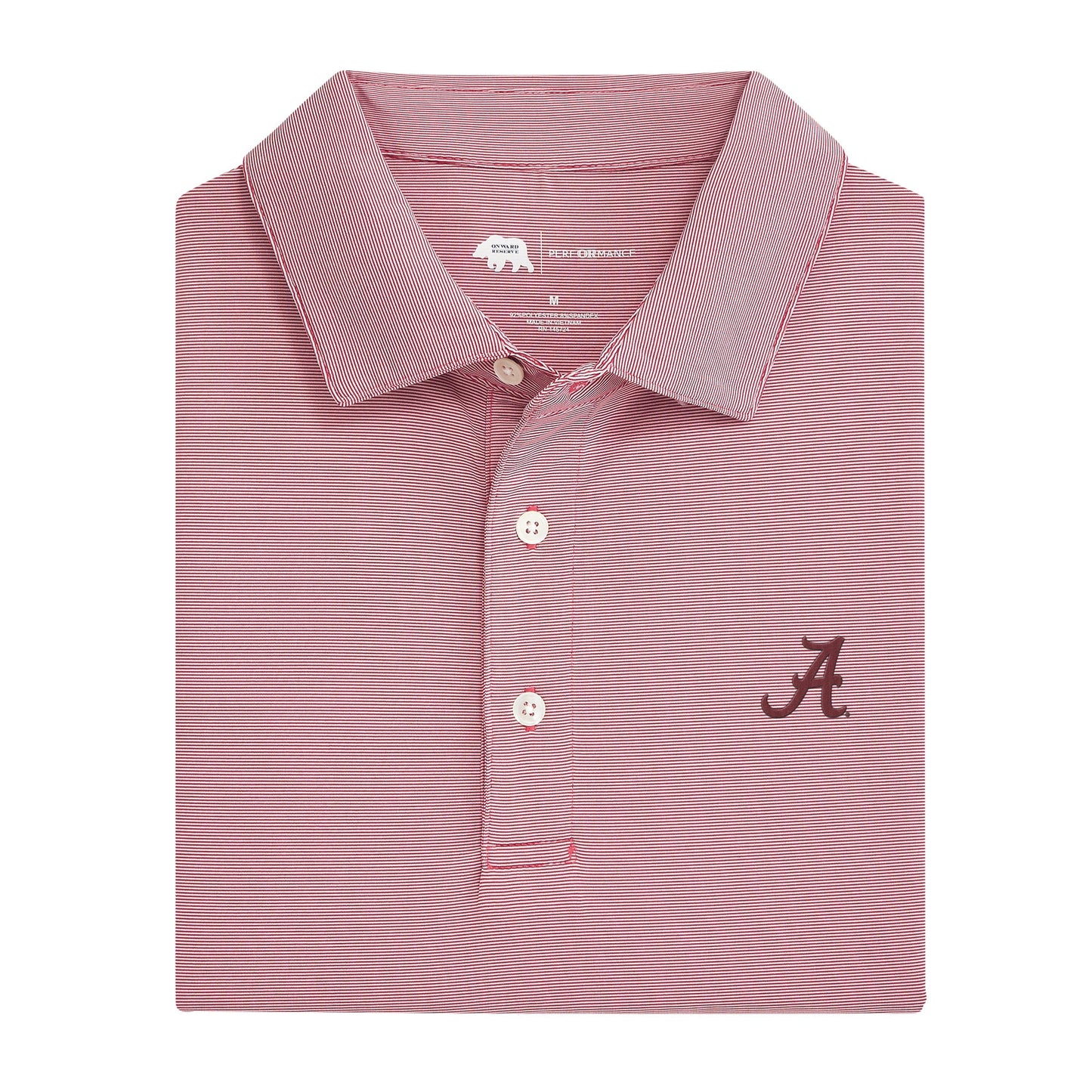 Lake Toxaway CC Alabama Hairline Stripe Performance Polo