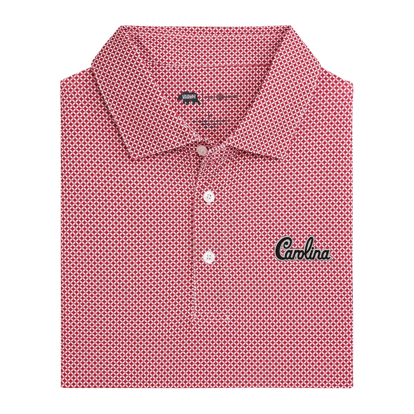 Lake Toxaway CC South Carolina Scope Printed Performance Polo - Crimson