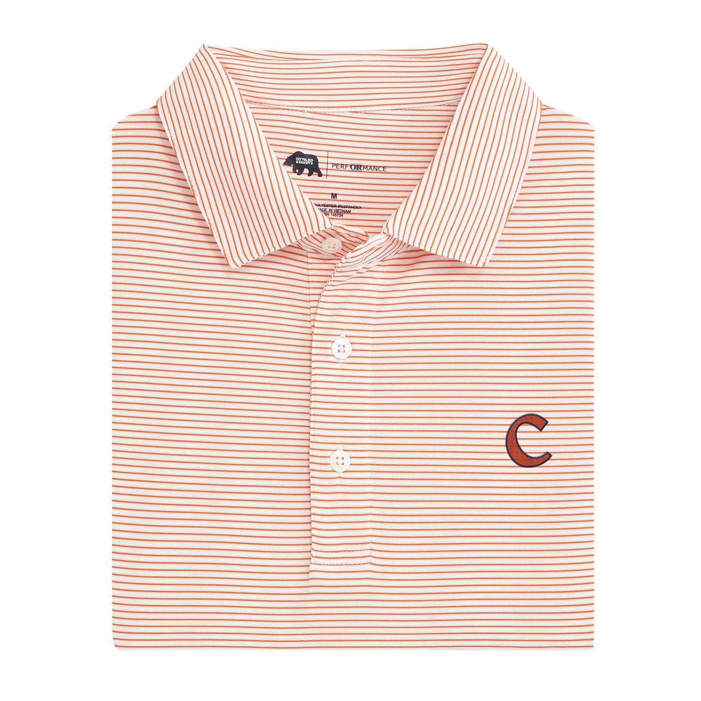 Lake Toxaway CC Clemson C Birdie Stripe Polo