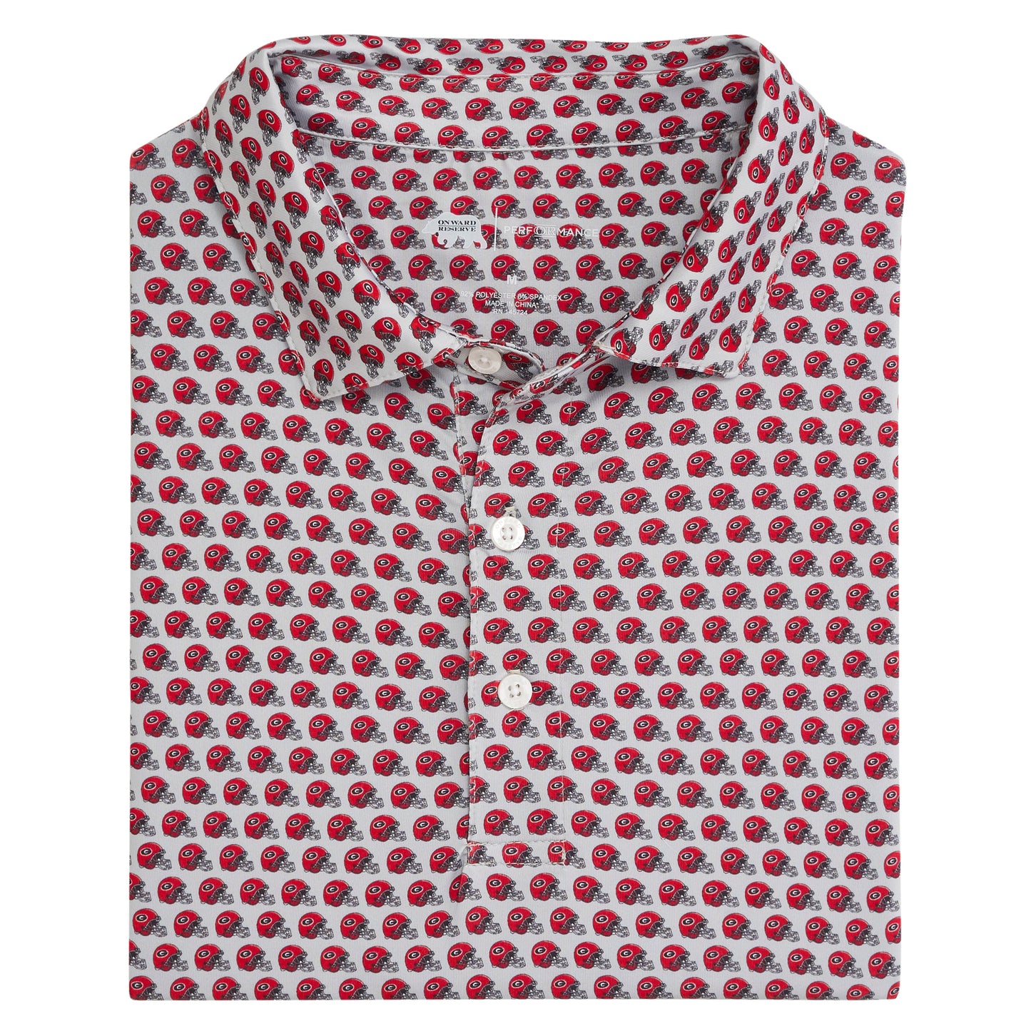 Lake Toxaway CC UGA Helmet Printed Polo
