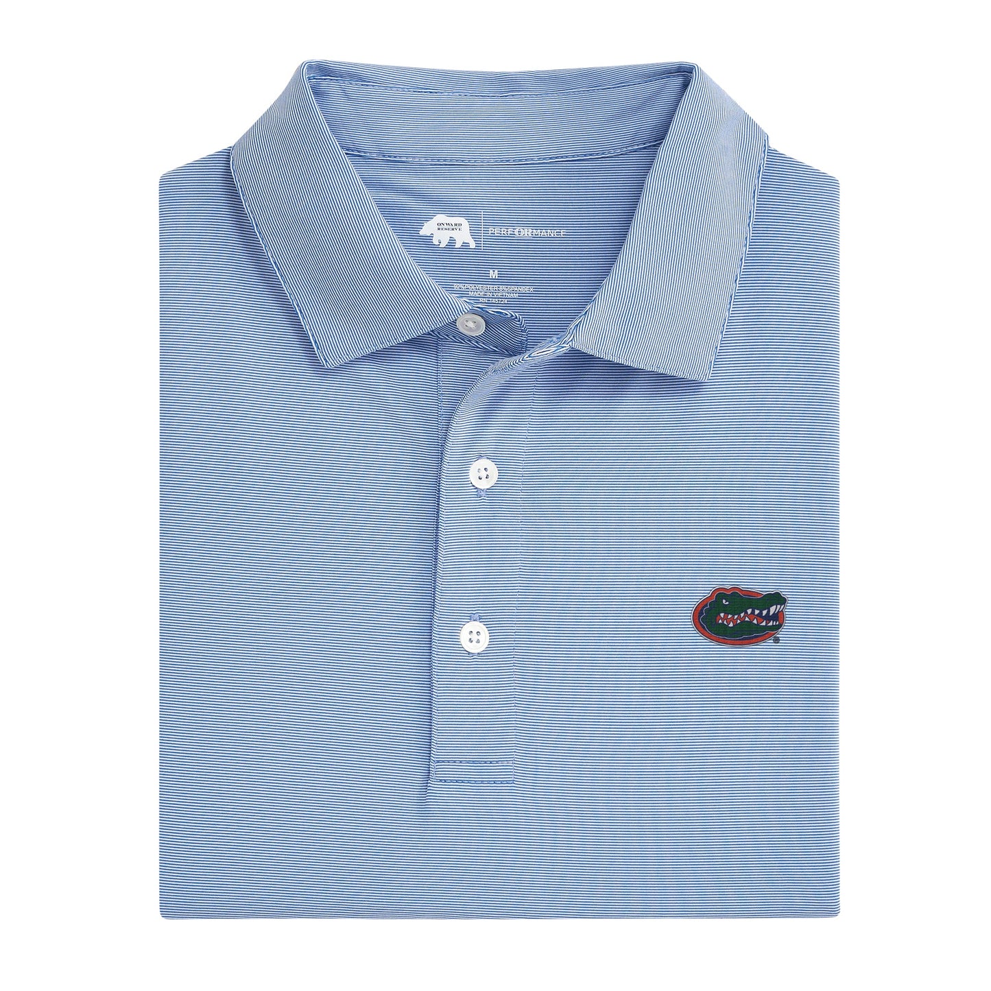 Lake Toxaway CC Florida Gator Hairline Stripe Performance Polo