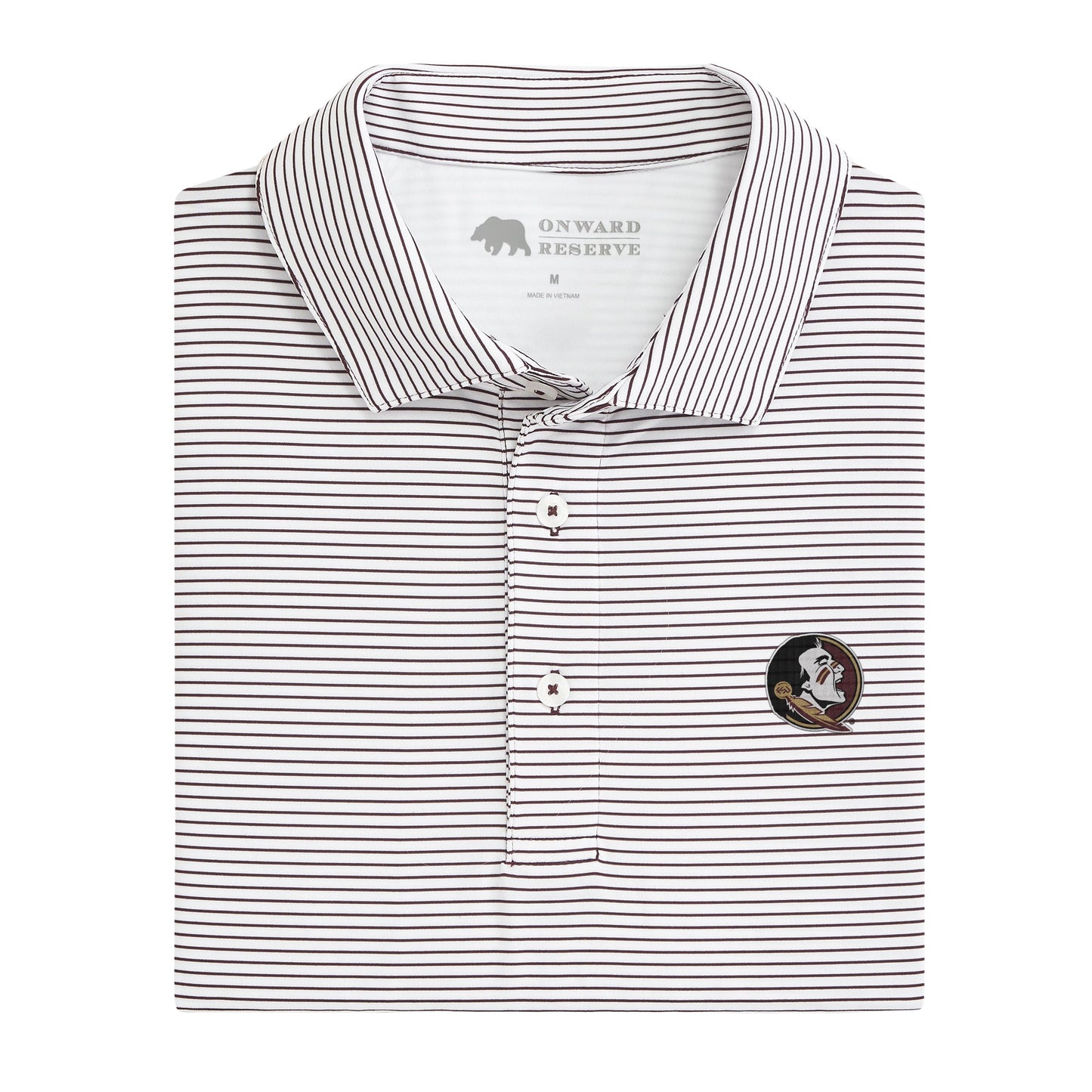 Lake Toxaway CC FSU Seminole Birdie Stripe Performance Polo