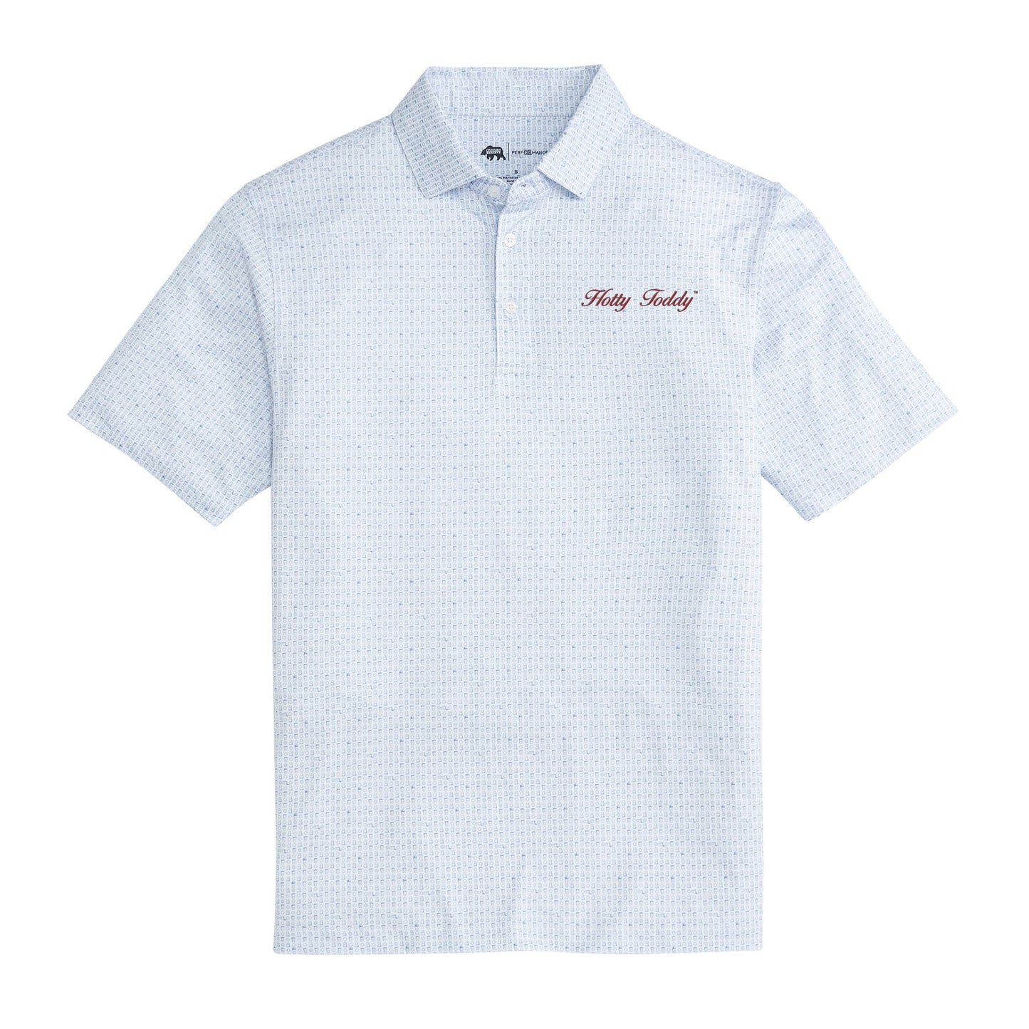 Lake Toxaway CC Hotty Toddy Vintage Script Tailgate Games Printed Performance Polo - Open Air