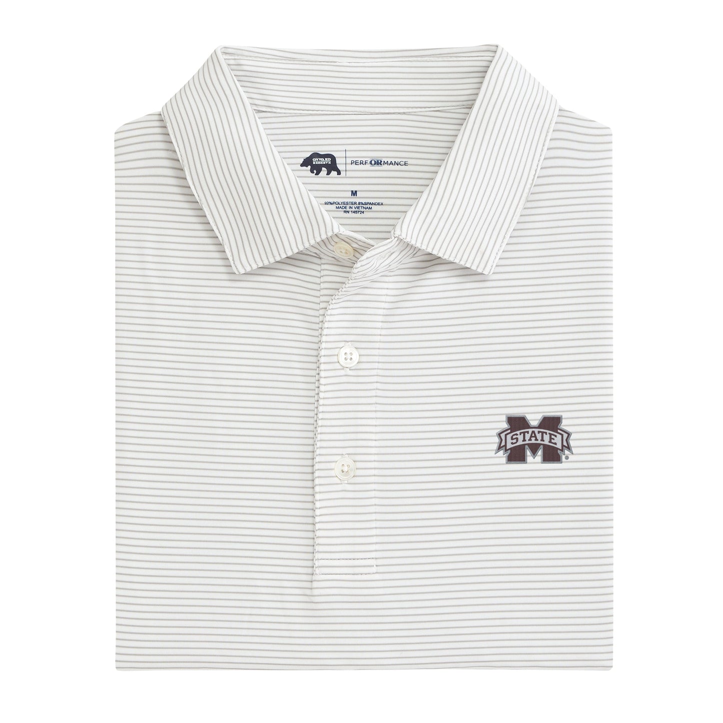 Lake Toxaway CC Mississippi State Birdie Stripe Polo