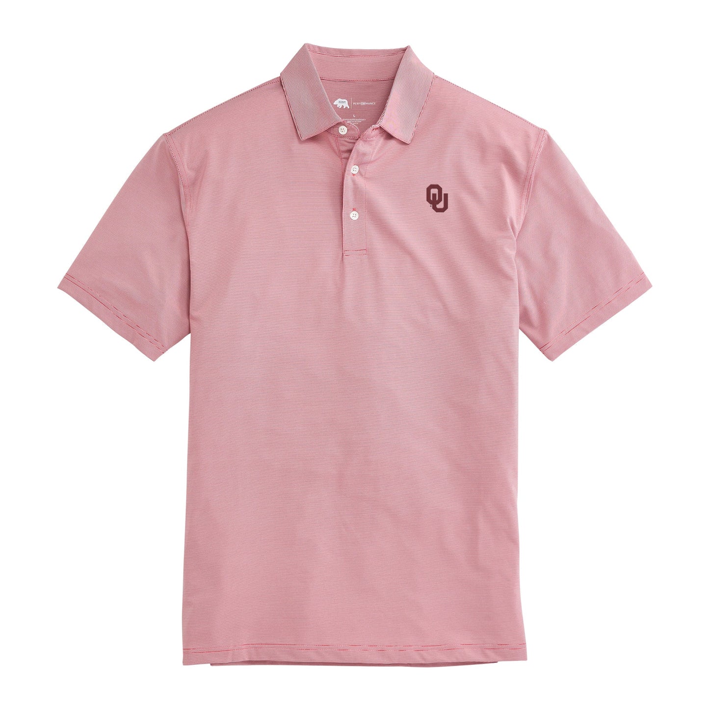 Lake Toxaway CC Hairline Stripe OU Performance Polo