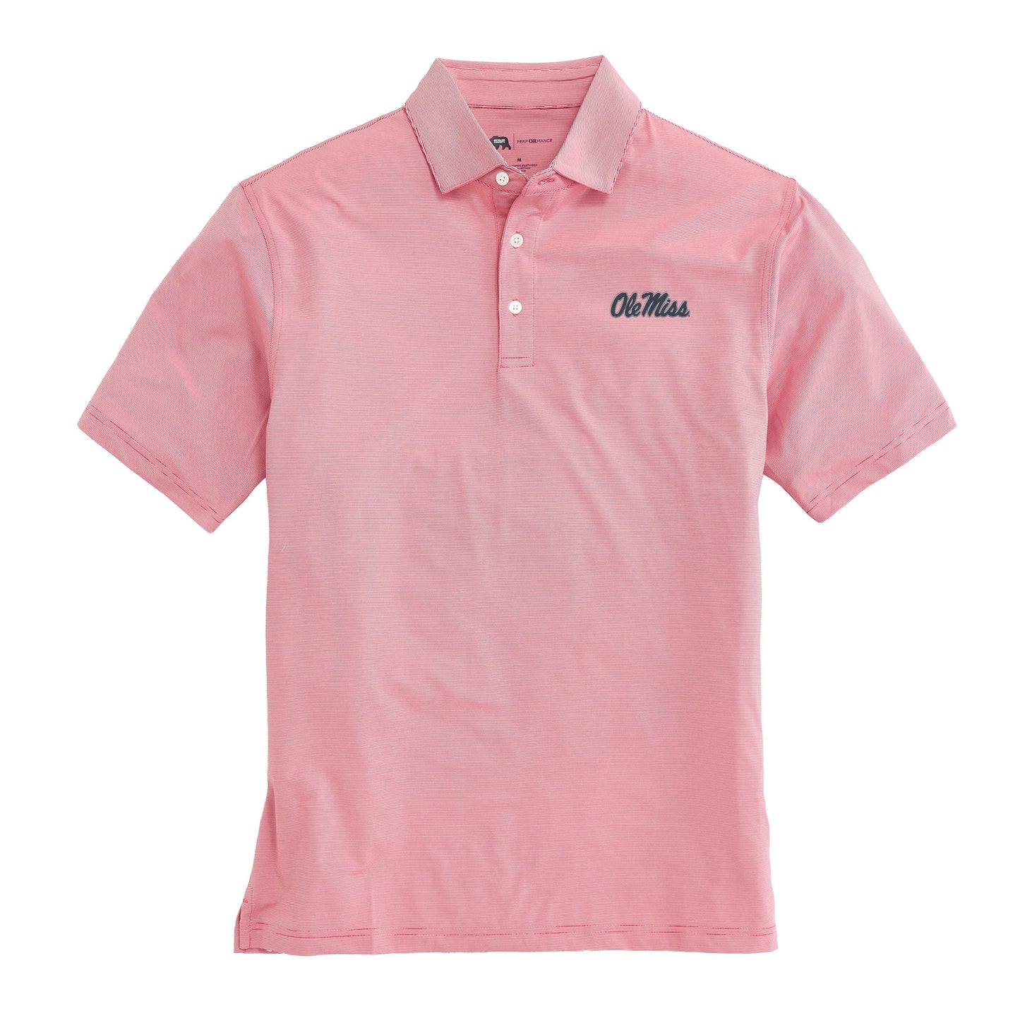 Lake Toxaway CC Ole Miss Hairline Stripe Performance Polo