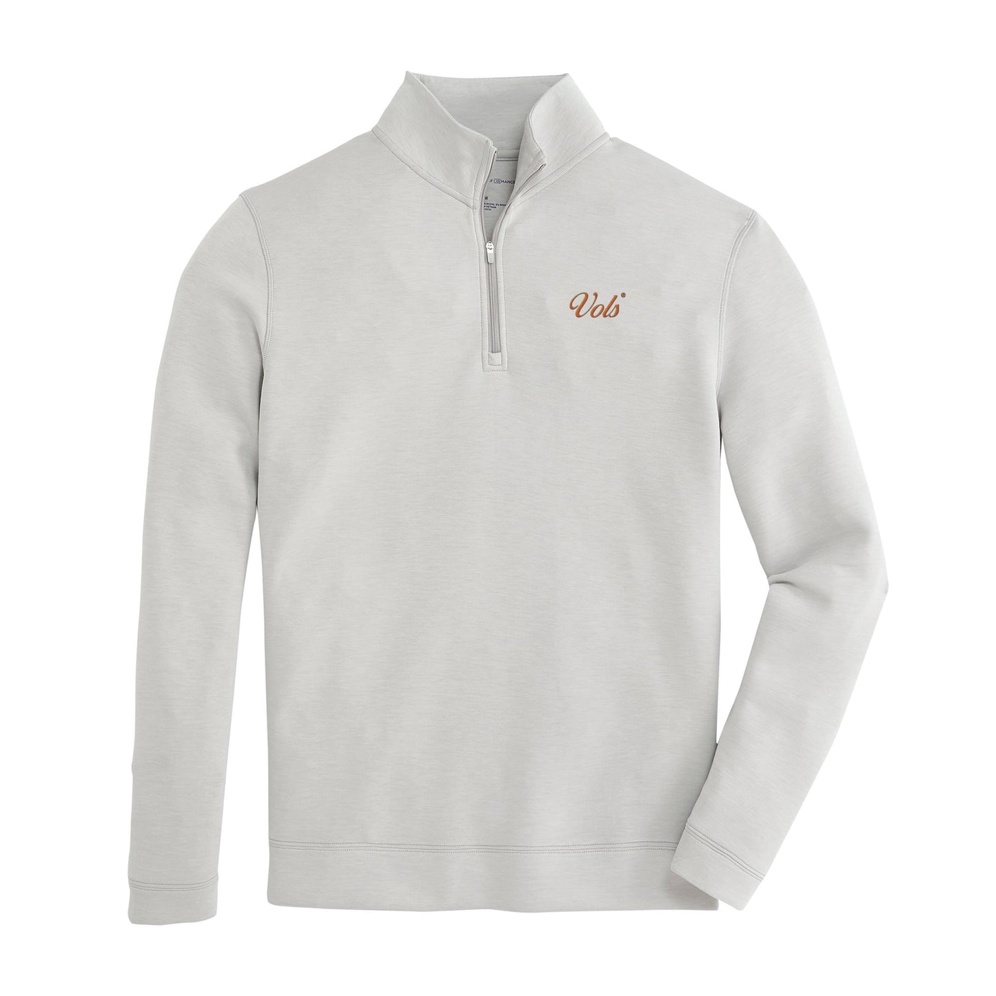 Lake Toxaway CC Vols Vintage Script Yeager Performance Pullover - Mirage Grey