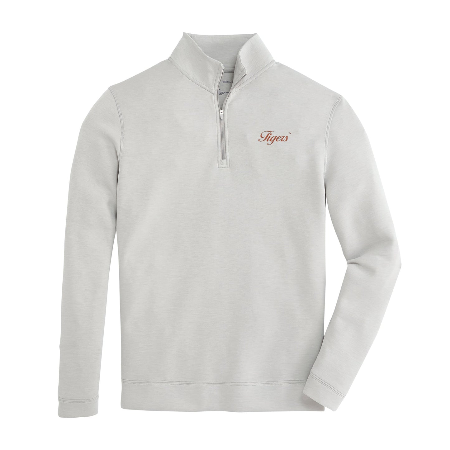 Lake Toxaway CC Tigers Vintage Script Yeager Performance Pullover - Mirage Grey