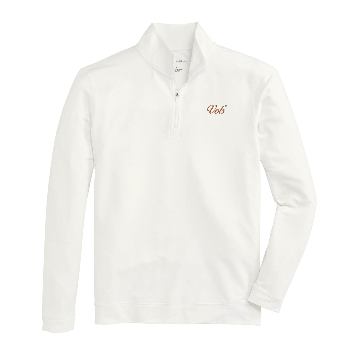 Lake Toxaway CC Vols Vintage Script Flow 1/4 Zip Pullover - White