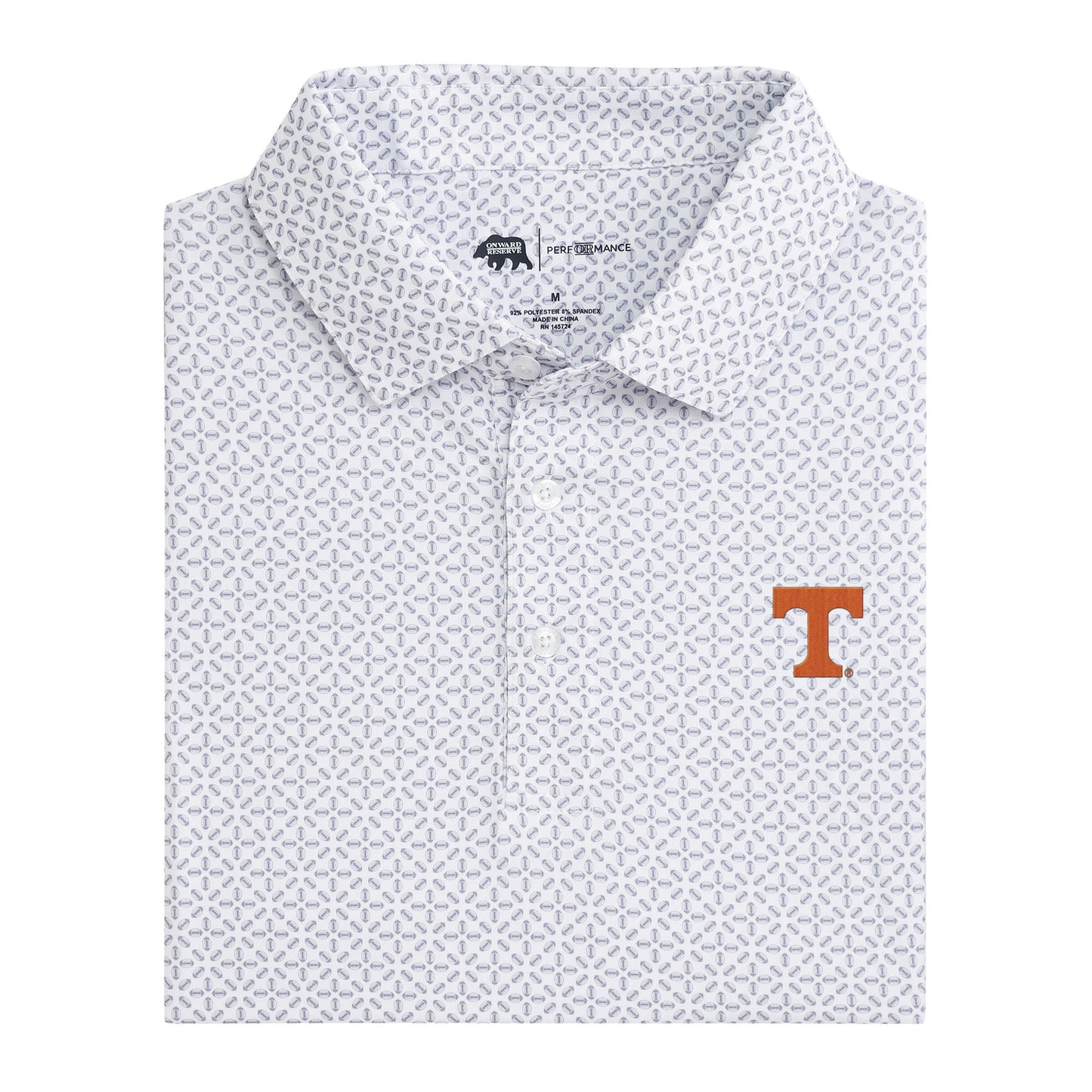 Lake Toxaway CC Tennessee Gameday Printed Performance Polo - White