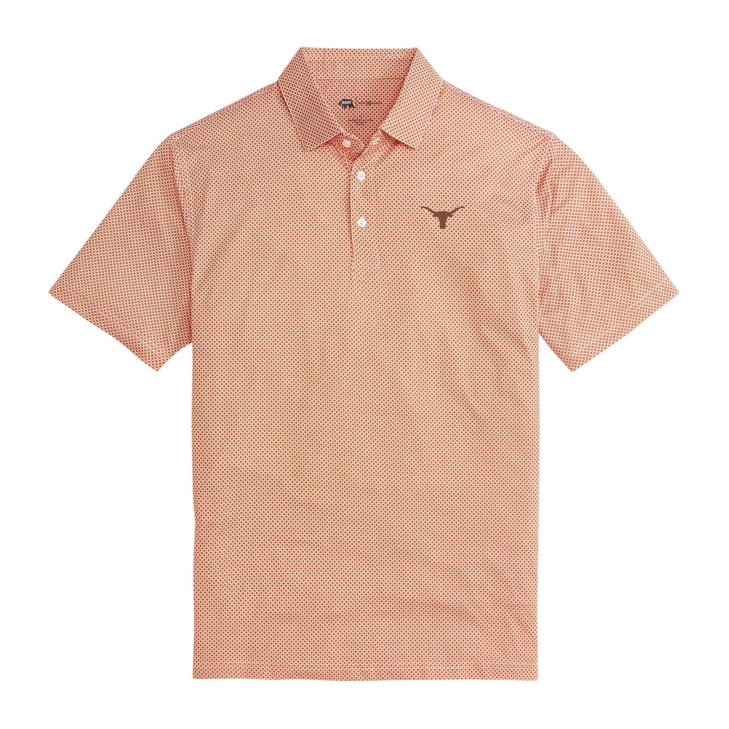 Lake Toxaway CC Texas Scope Printed Performance Polo - Longhorn Orange