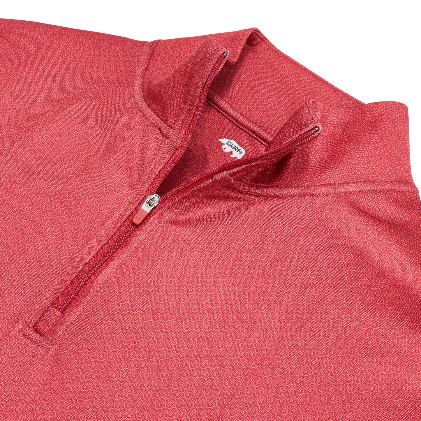 Lake Toxaway CC Vintage G Printed Performance 1/4 Zip - Red