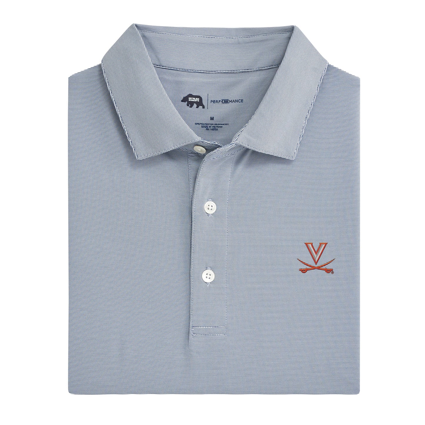 Lake Toxaway CC Virginia Hairline Stripe Performance Polo