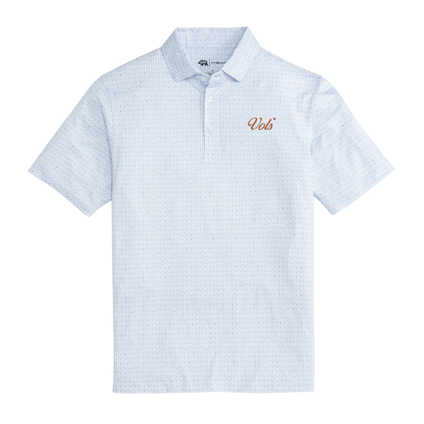 Lake Toxaway CC Vols Vintage Script Tailgate Games Printed Performance Polo - Open Air