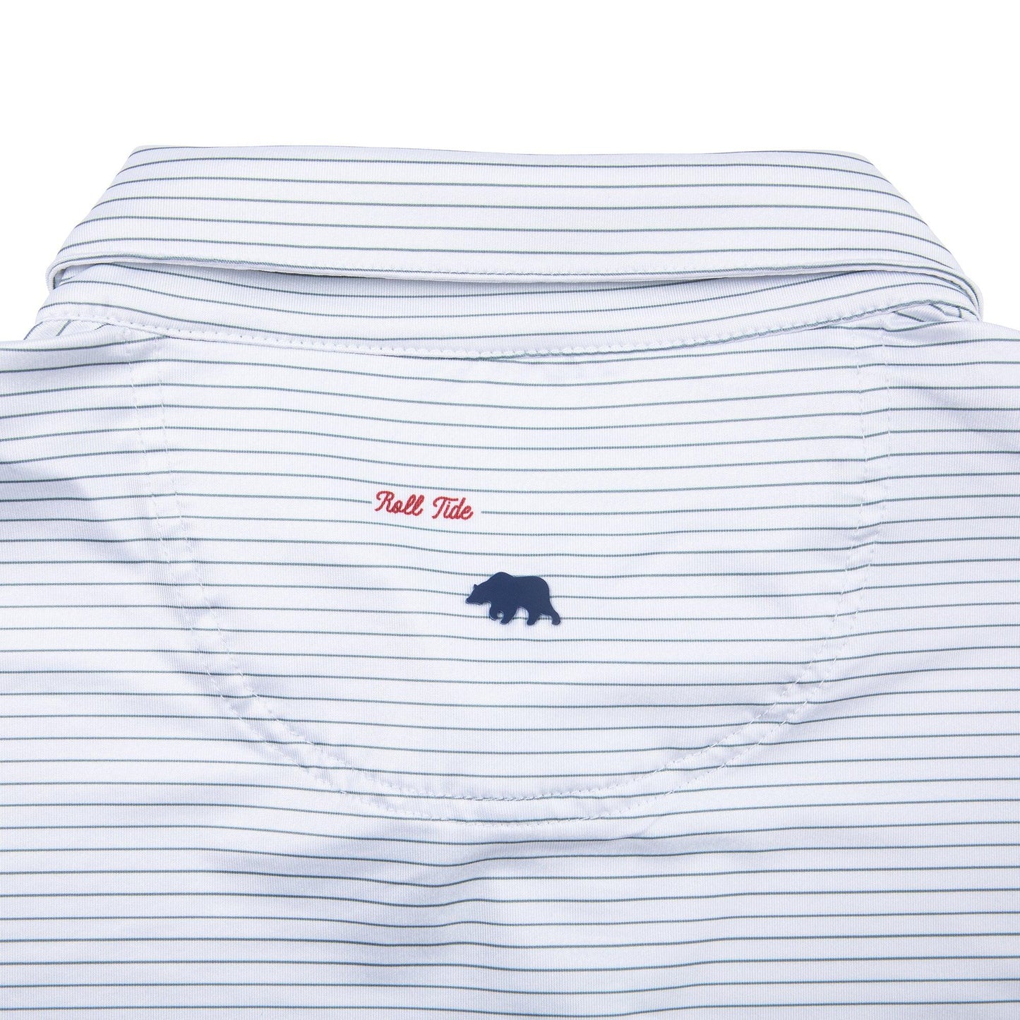 Roll Tide Script Stripe Performance Polo - Onward Reserve