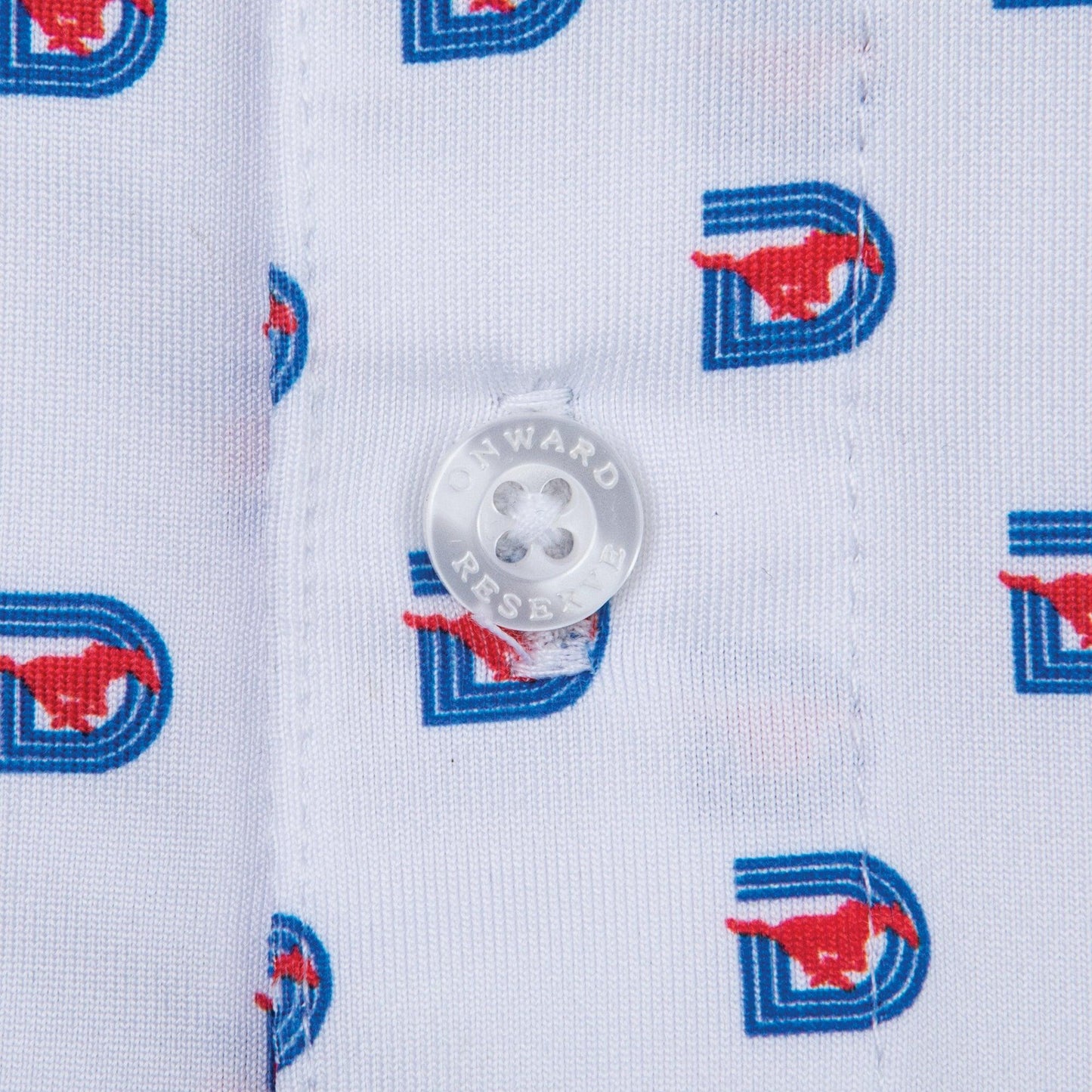 SMU Triple D Printed Performance Polo - Onward Reserve