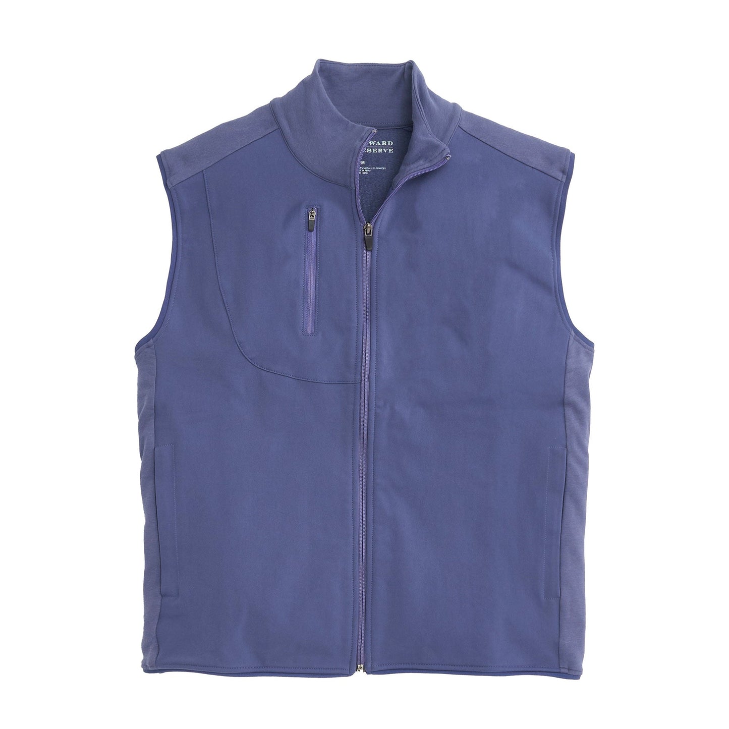 Summit Micro French Terry Vest - Blue Indigo