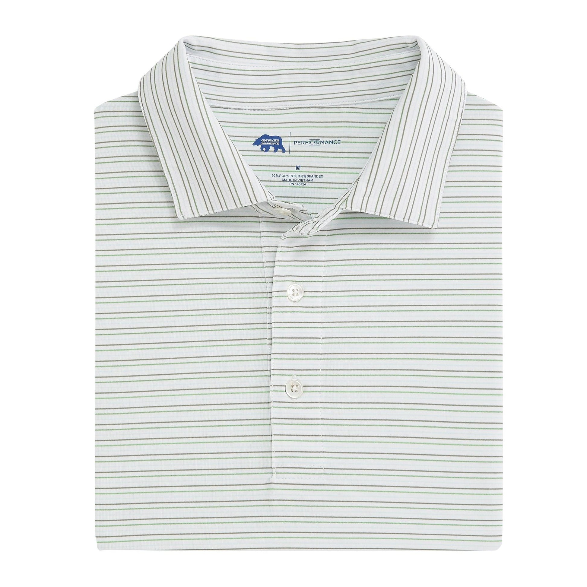 Driver Stripe Performance Polo - Onward Reserve