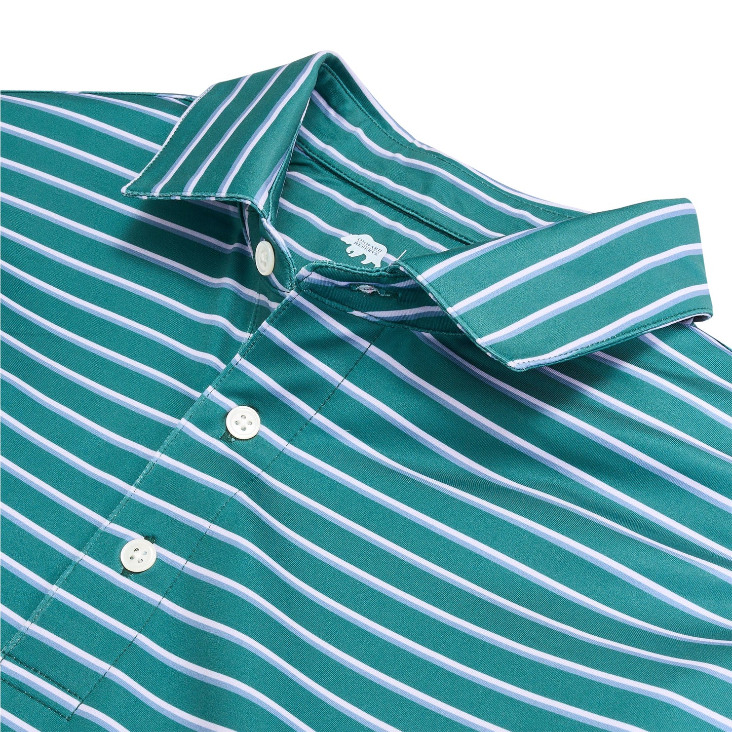 Fairway Stripe Performance Polo - Jasper