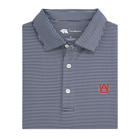 Lake Toxaway CC Birdie Stripe Auburn Performance Polo
