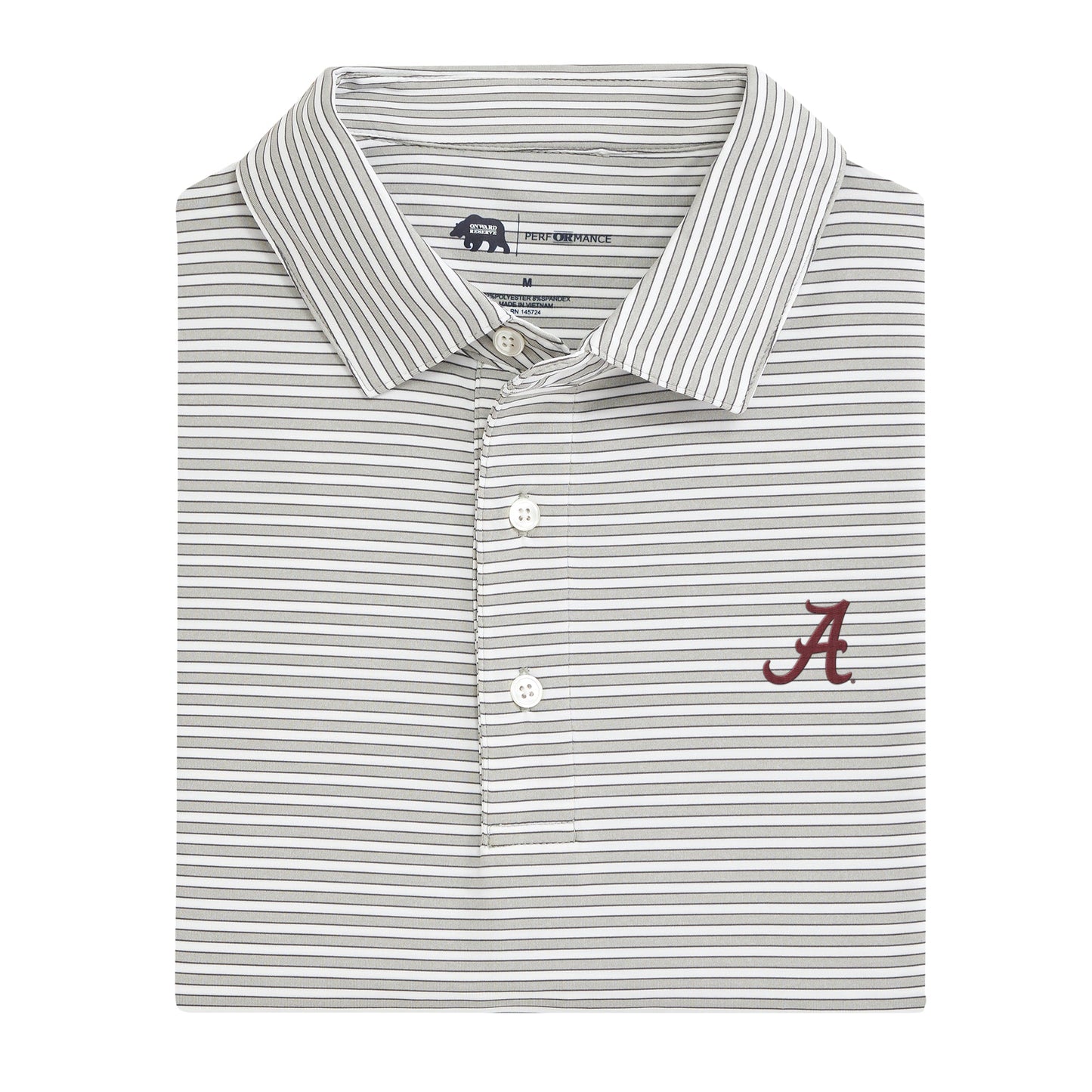 Lake Toxaway CC Alabama Mulligan Stripe Performance Polo