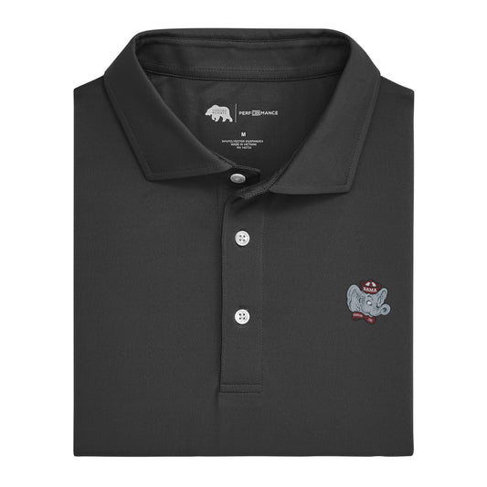 Lake Toxaway CC Big Al Solid Performance Pique Polo - Black
