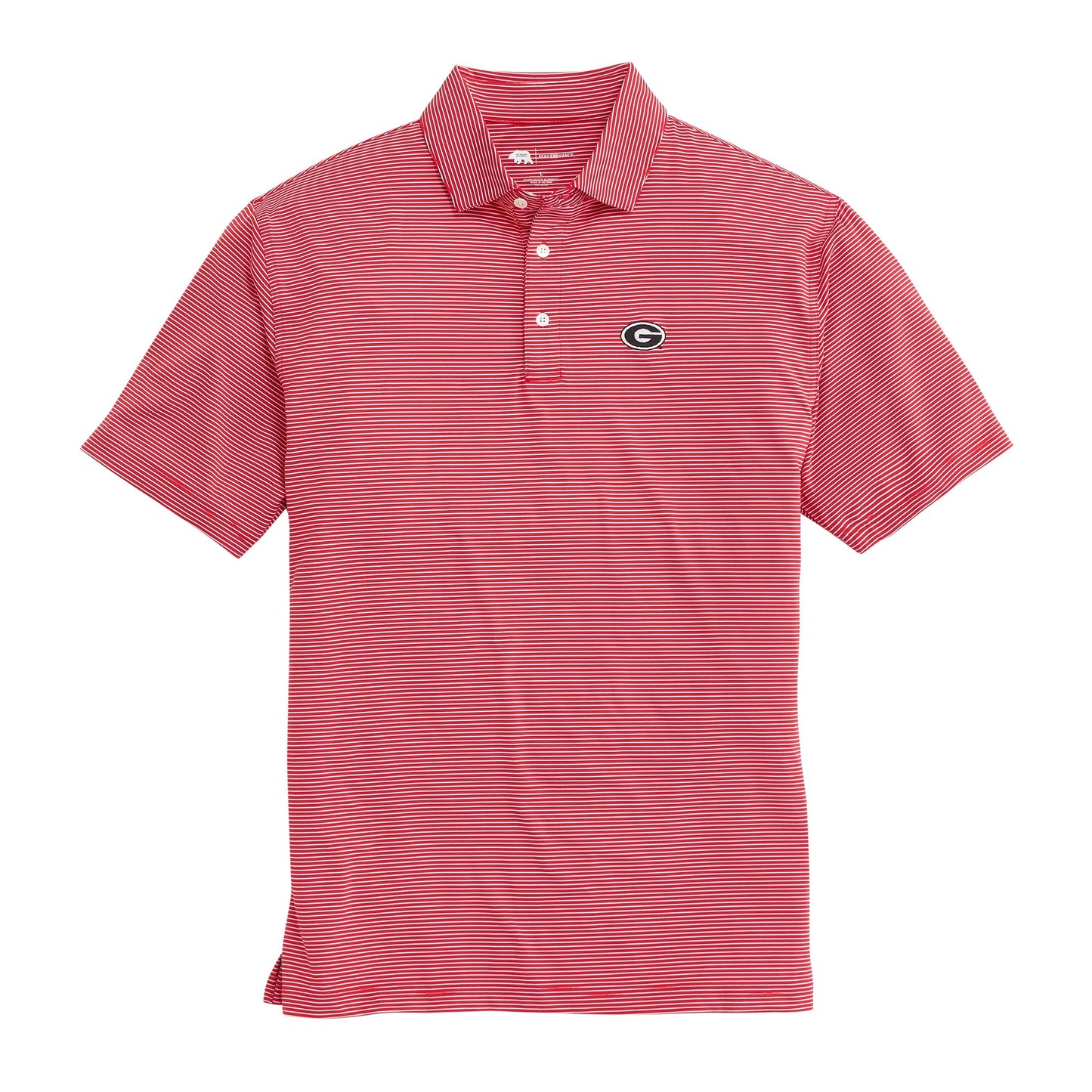 Lake Toxaway CC Super G Birdie Stripe Polo - Red/White
