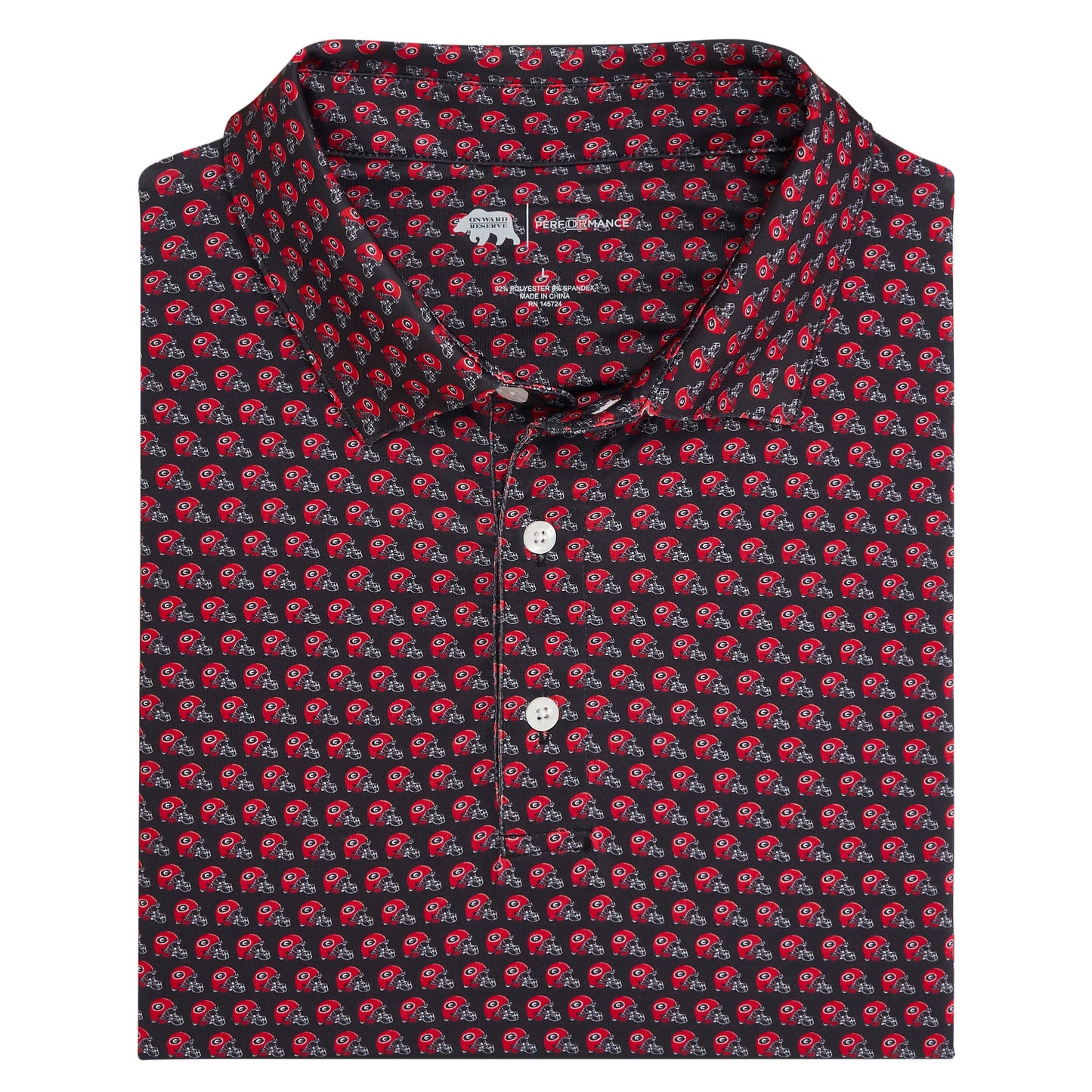 Lake Toxaway CC UGA Helmet Printed Polo