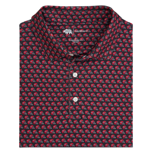 Lake Toxaway CC UGA Helmet Printed Polo