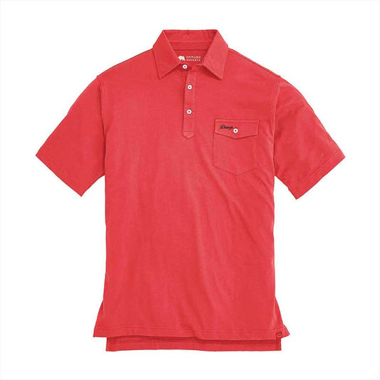 Lake Toxaway CC Dawgs Vintage Script Old School Polo - Red