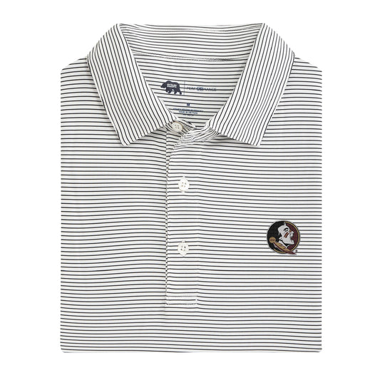 Lake Toxaway CC FSU Seminole Birdie Stripe Performance Polo