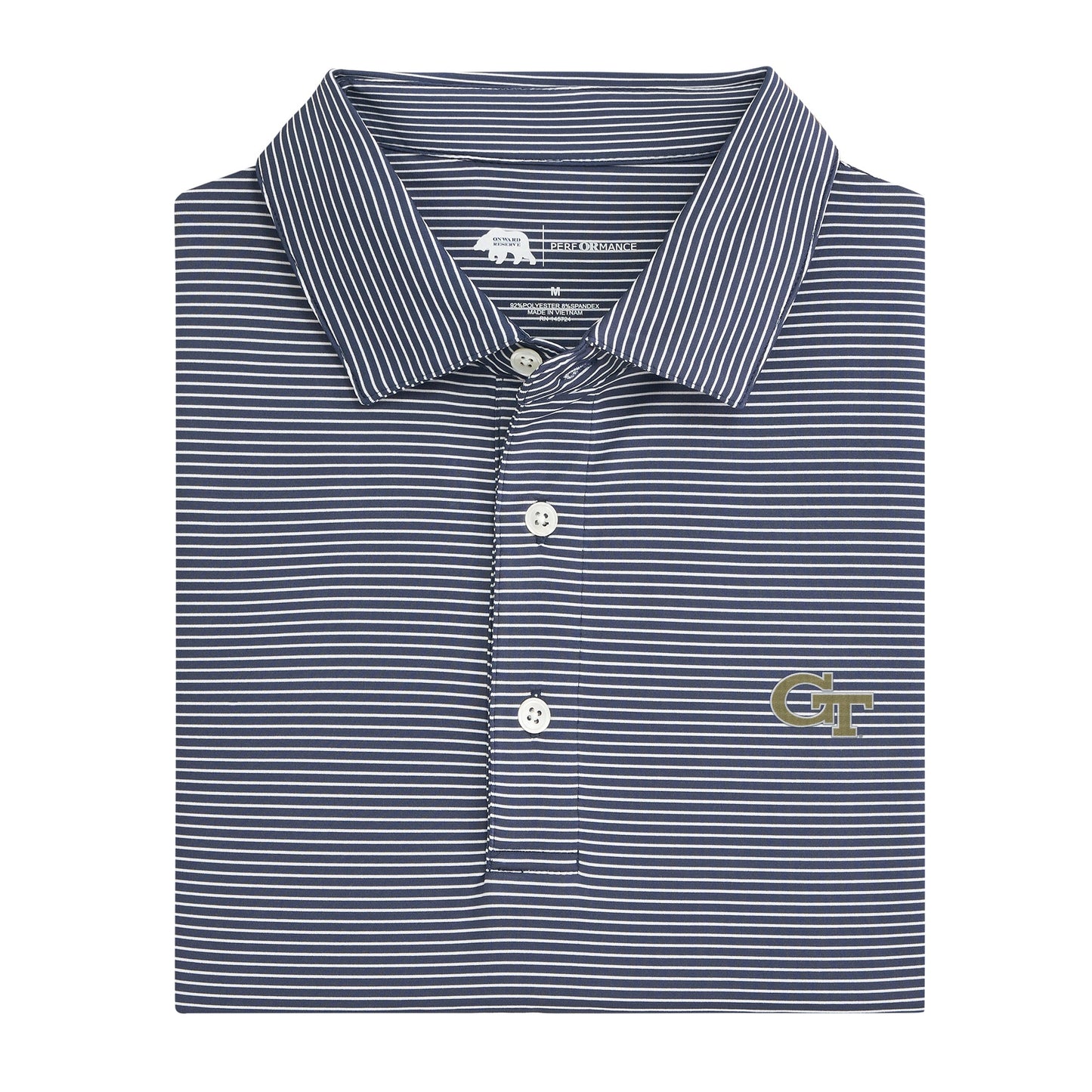 Lake Toxaway CC Georgia Tech Birdie Stripe Performance Polo