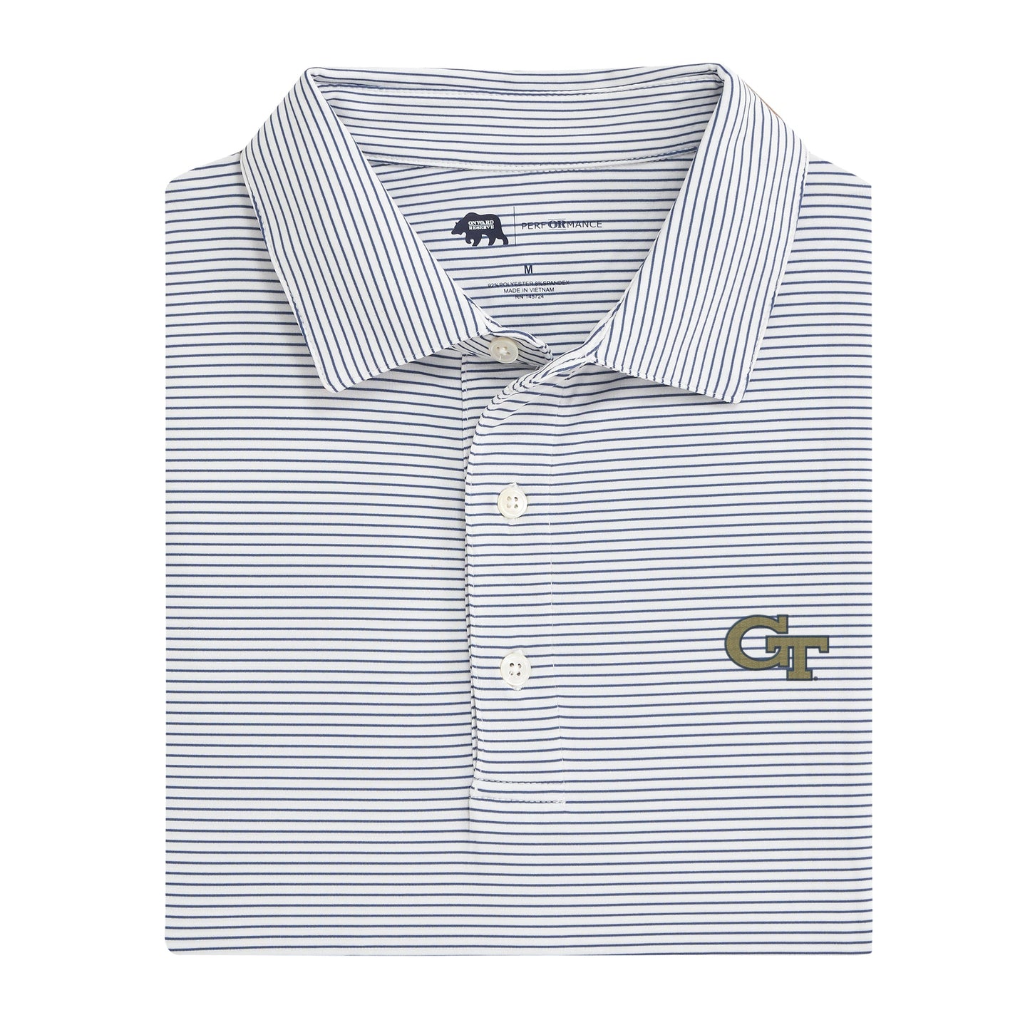 Lake Toxaway CC Georgia Tech Birdie Stripe Performance Polo