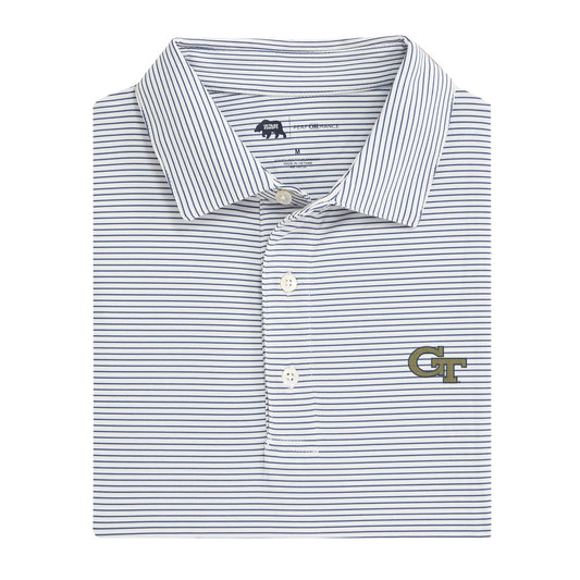Lake Toxaway CC Georgia Tech Birdie Stripe Performance Polo