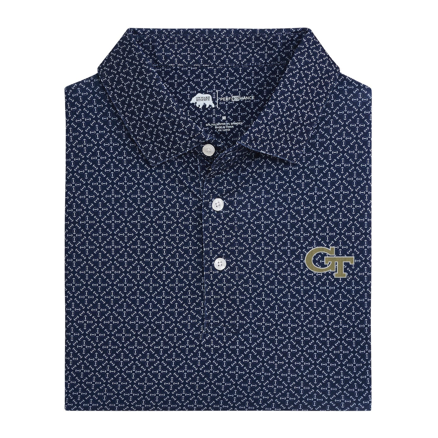 Lake Toxaway CC Georgia Tech Gameday Printed Performance Polo - Naval Academy