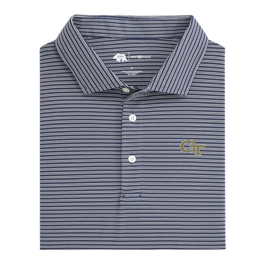Lake Toxaway CC Pairing Stripe Georgia Tech Performance Pique Polo