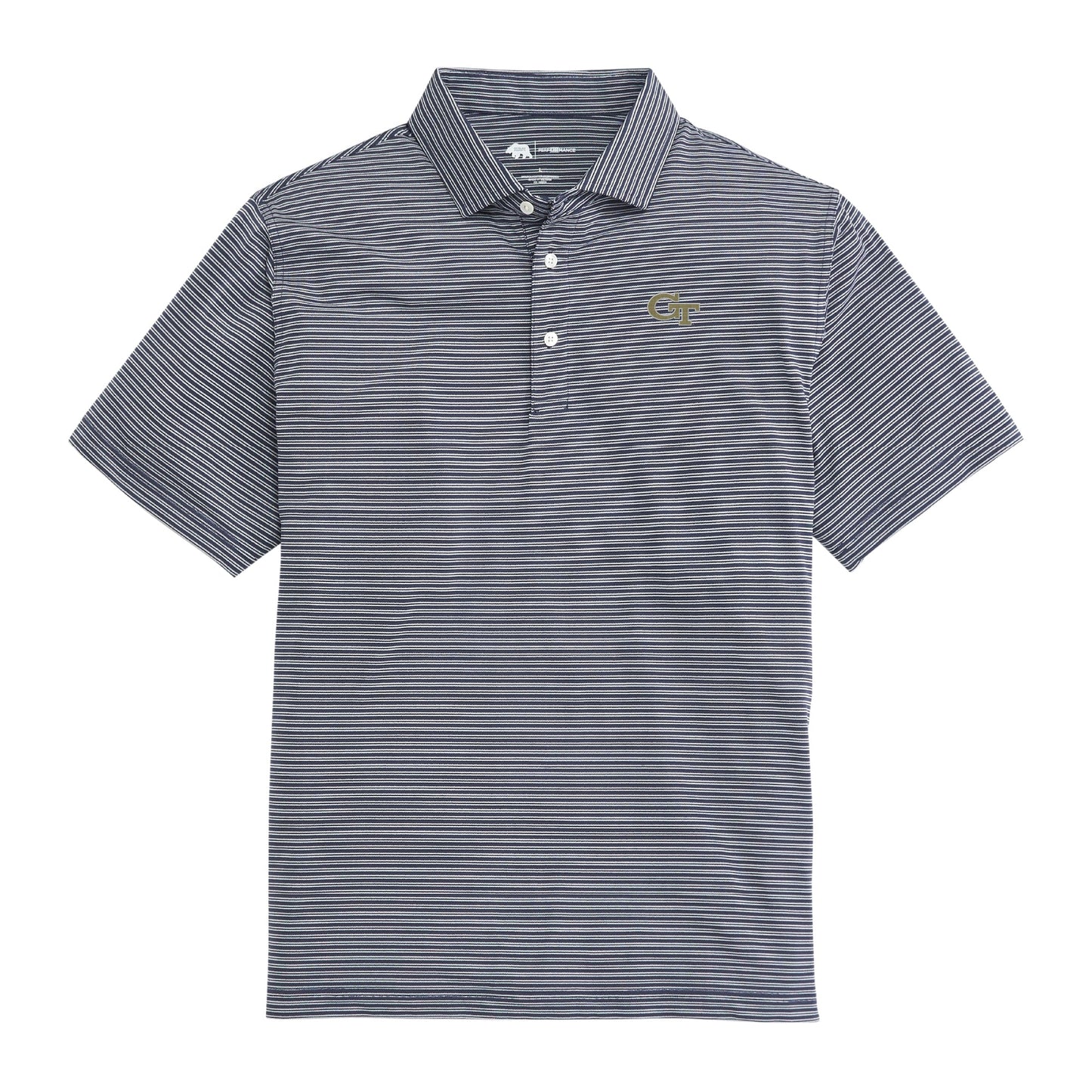 Lake Toxaway CC Pairing Stripe Georgia Tech Performance Pique Polo