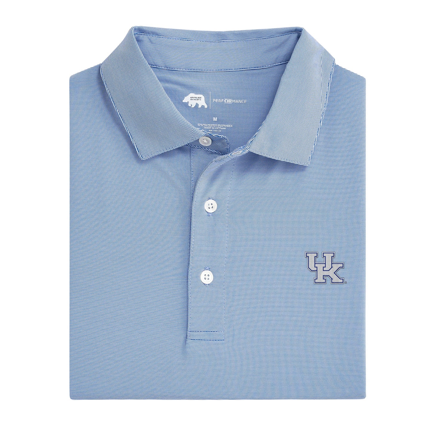 Lake Toxaway CC Hairline Stripe Kentucky Performance Polo