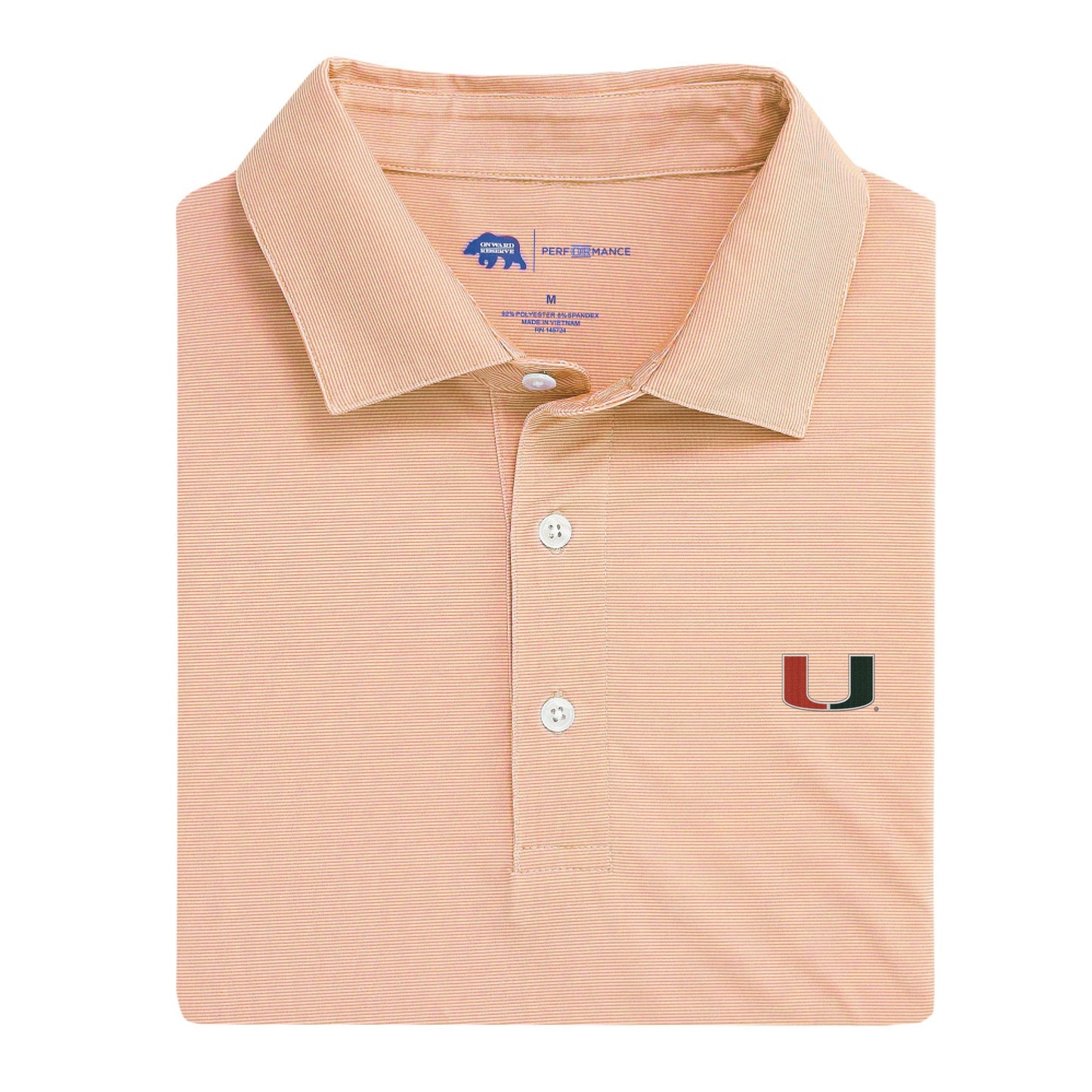 Lake Toxaway CC Hairline Stripe Miami Performance Polo