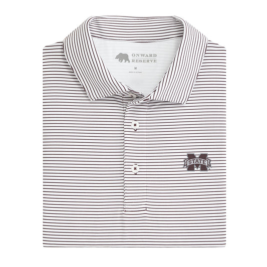 Lake Toxaway CC Mississippi State Birdie Stripe Polo