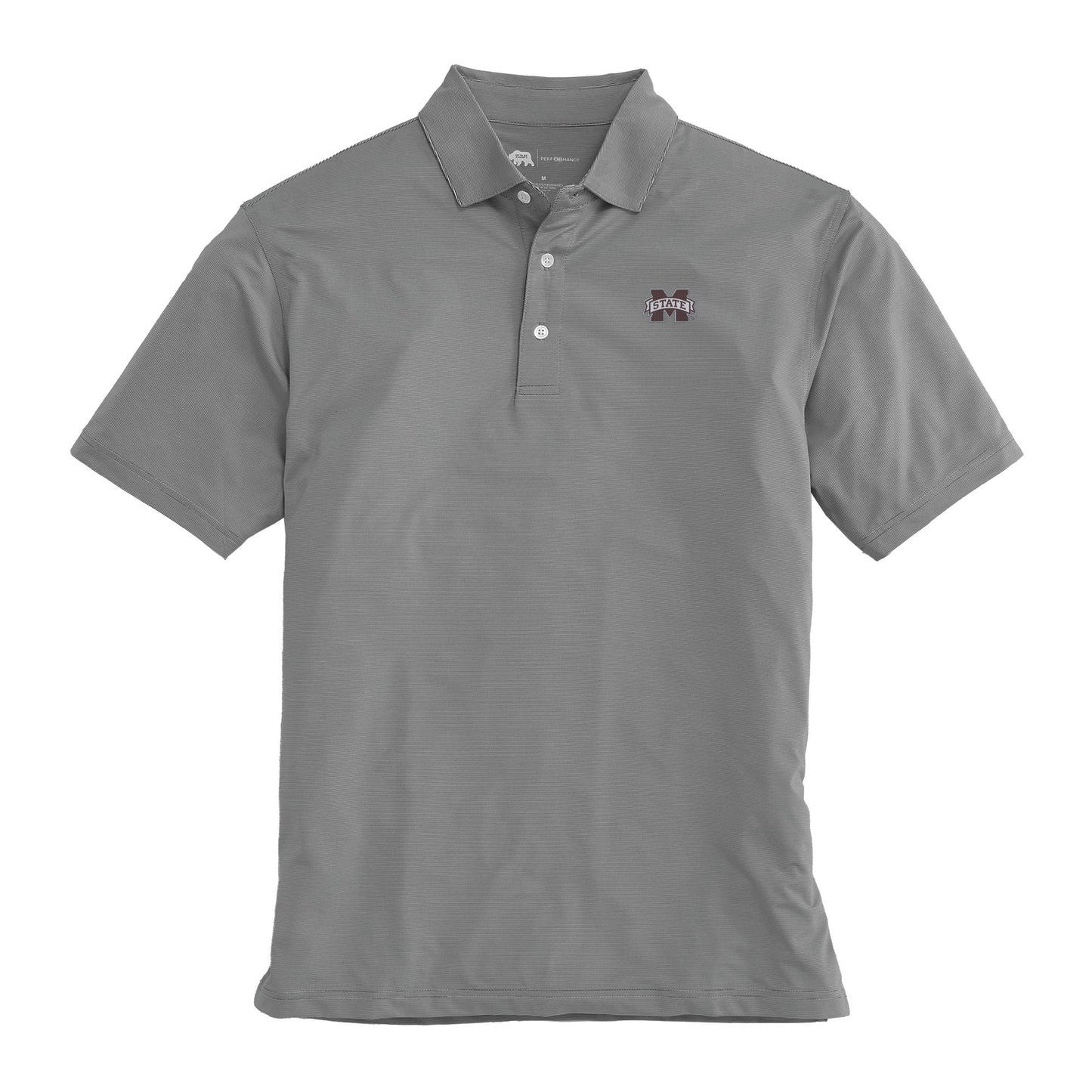 Lake Toxaway CC Mississippi State Hairline Stripe Performance Polo