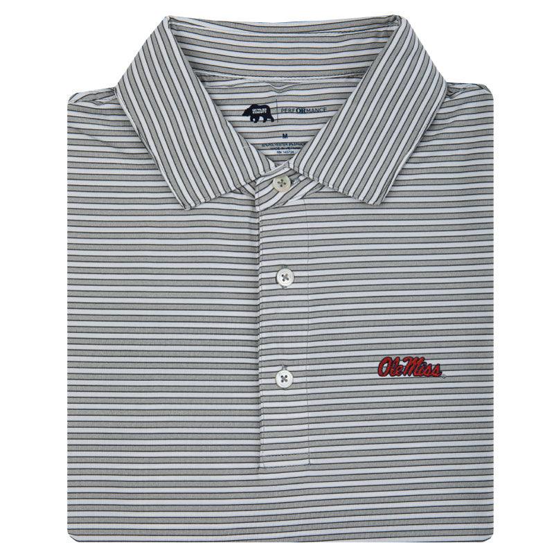 Ole Miss Mulligan Stripe Polo - Onward Reserve