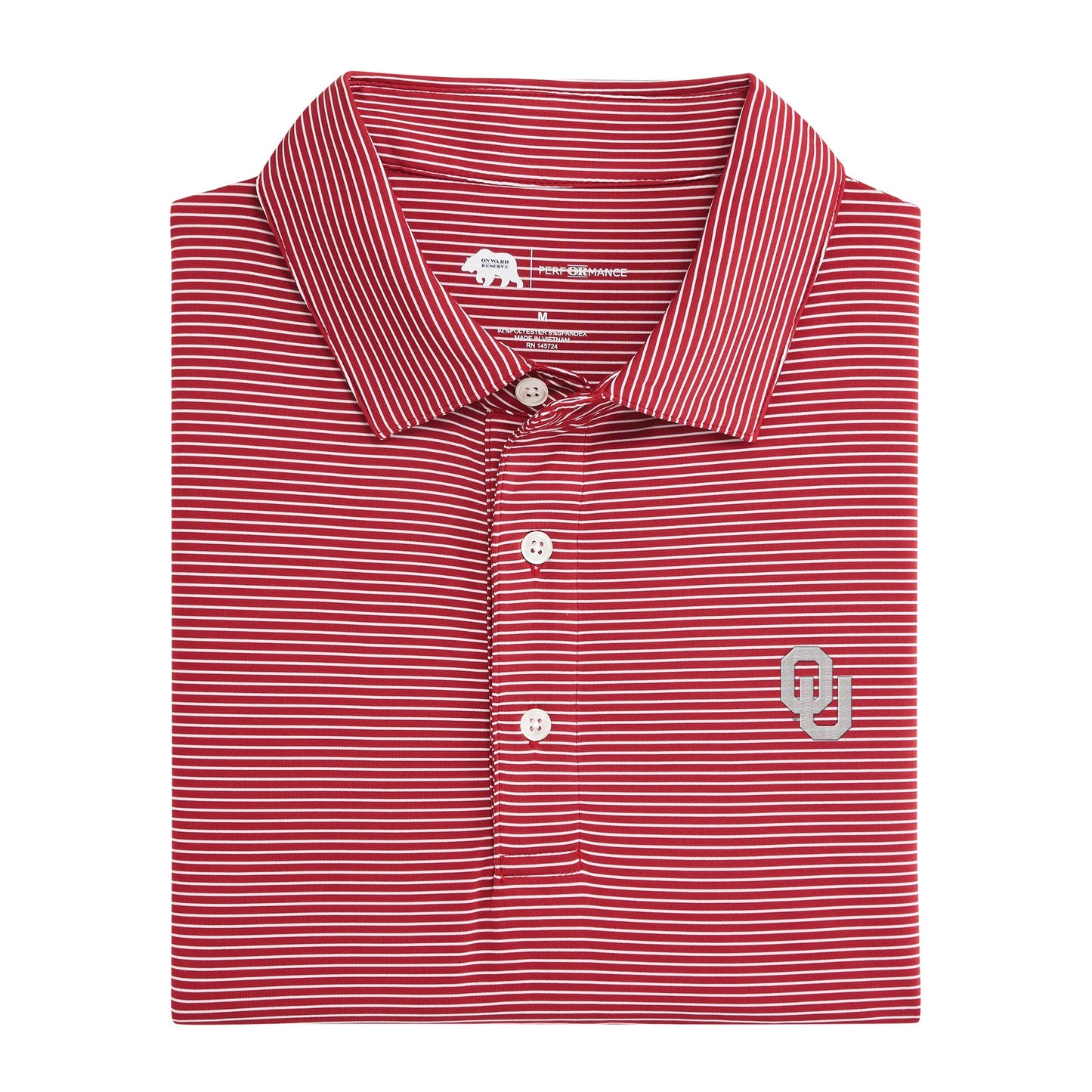 Lake Toxaway CC Birdie Stripe Oklahoma Performance Polo