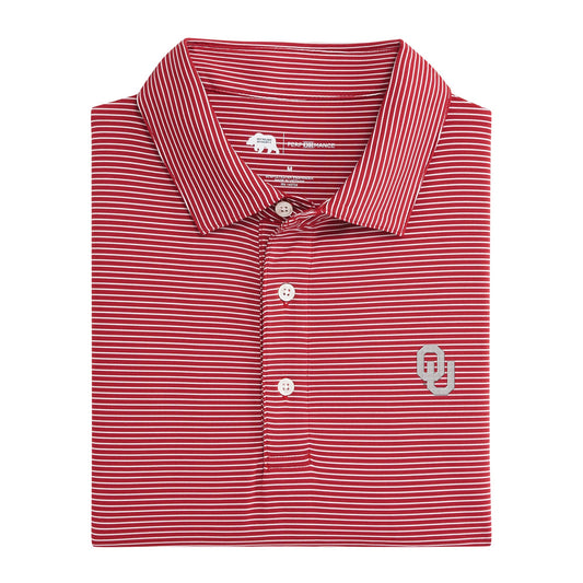 Lake Toxaway CC Birdie Stripe Oklahoma Performance Polo