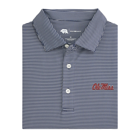 Lake Toxaway CC Ole Miss Birdie Stripe Performance Polo