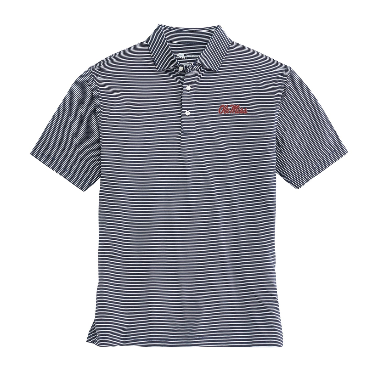 Lake Toxaway CC Ole Miss Birdie Stripe Performance Polo
