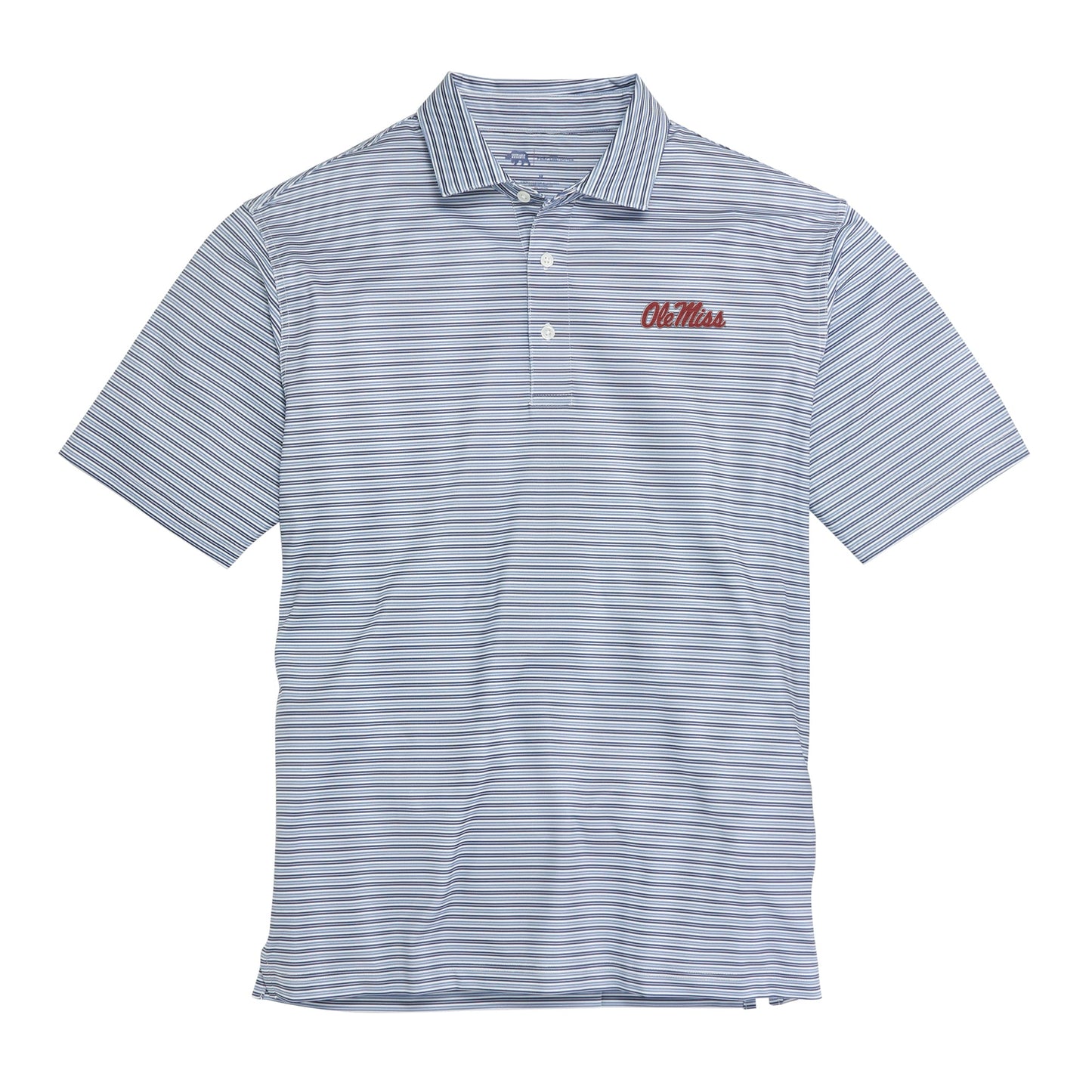 Lake Toxaway CC Ole Miss Wedge Stripe Performance Polo