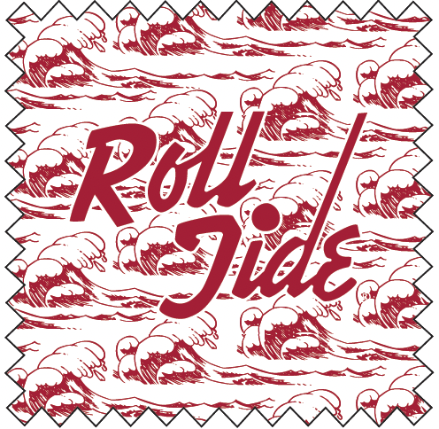 Lake Toxaway CC Roll Tide Printed Performance Polo - Crimson